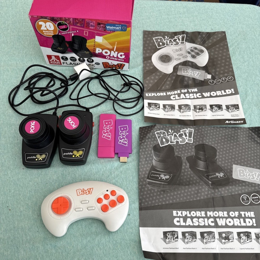 Atari Flashback Blast! Vol. 3 Pong & Atari Hits HDMI Dongle 20 Games AR3080